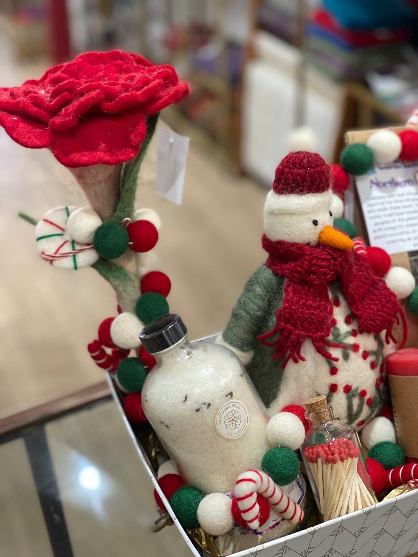Deck the halls gift basket