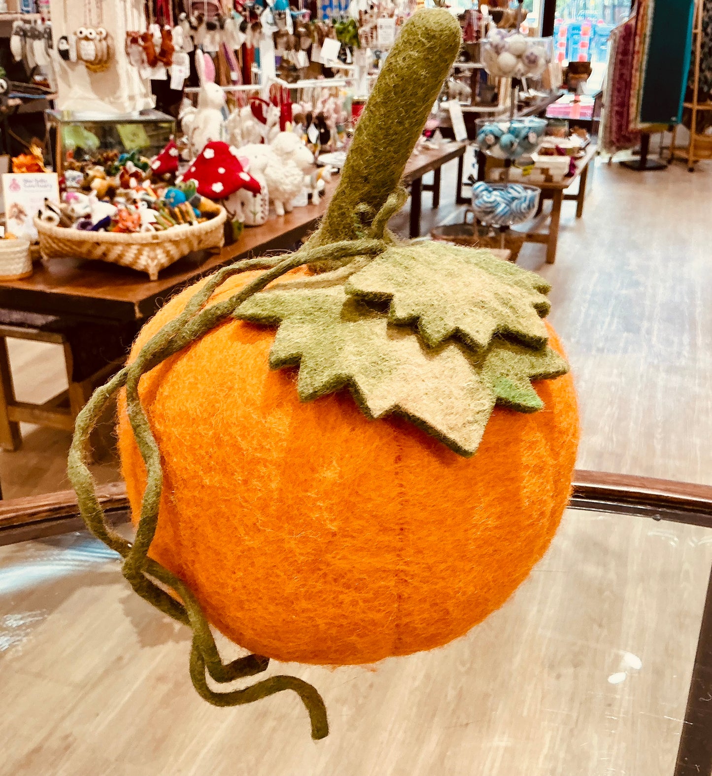 Large Wool Pumpkin