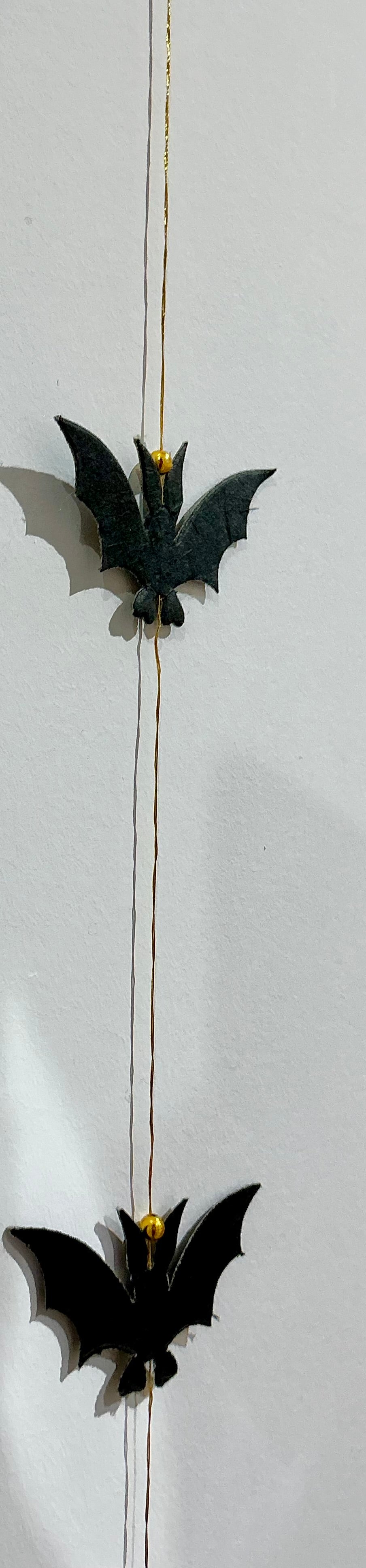 Black Bat Paper Garland