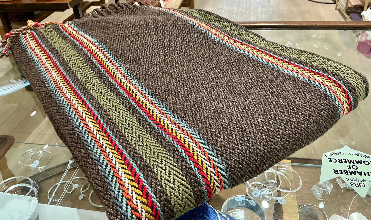Silk, Viscose and Banana Fibre Blanket (CHOCOLATE)