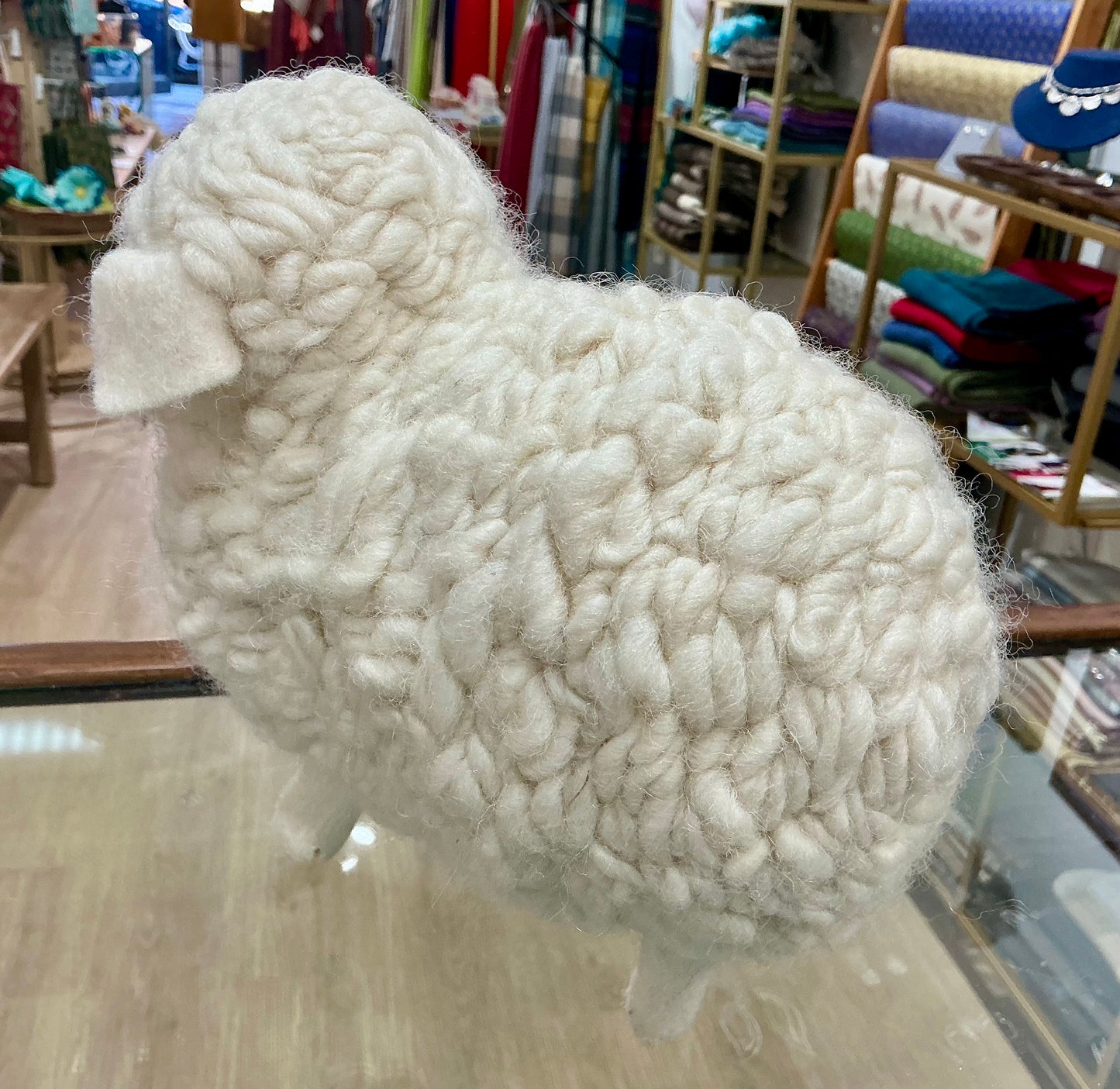 Large White Sheep Decor