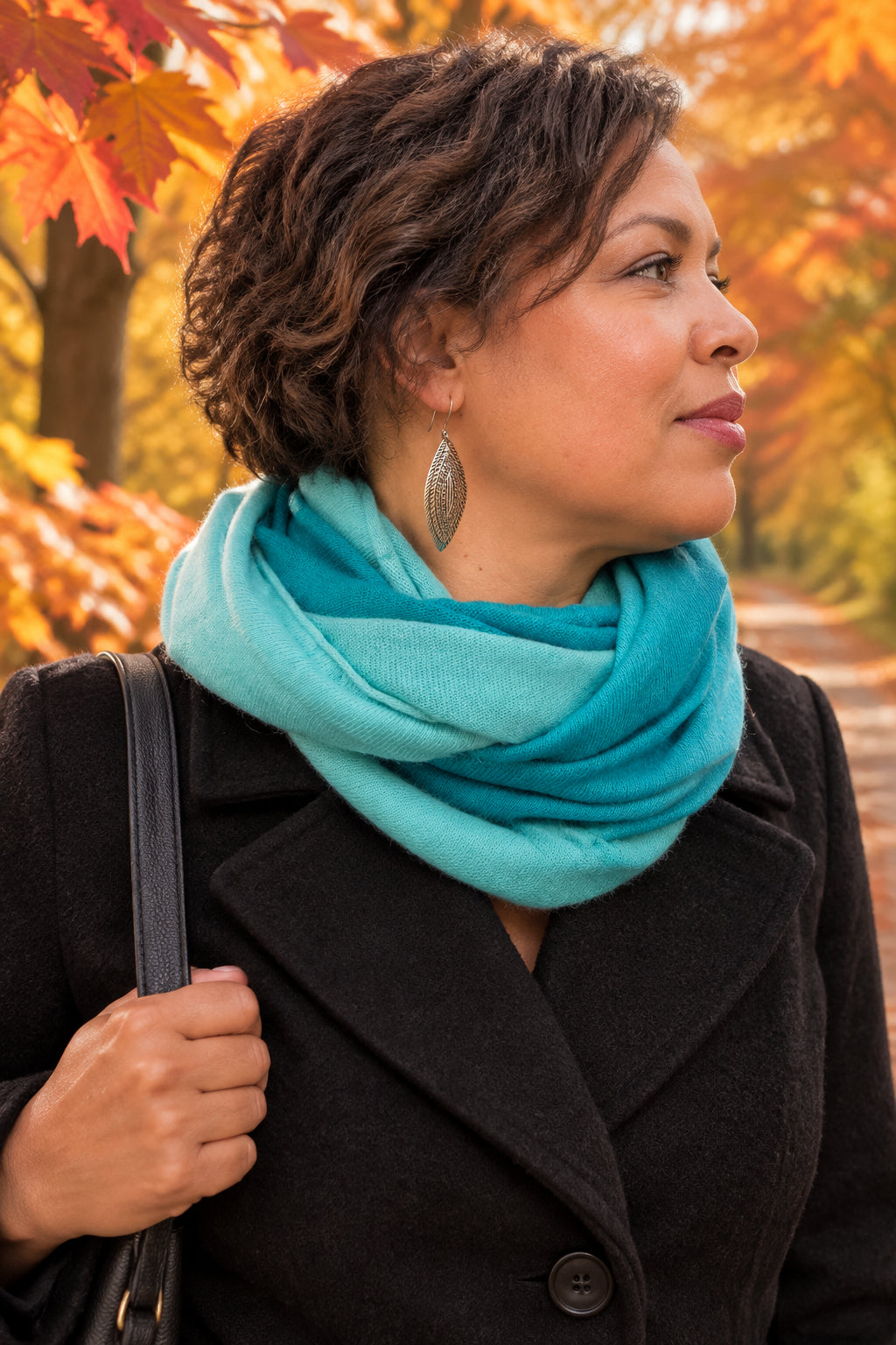 Pure Cashmere Infinity Neck Scarf