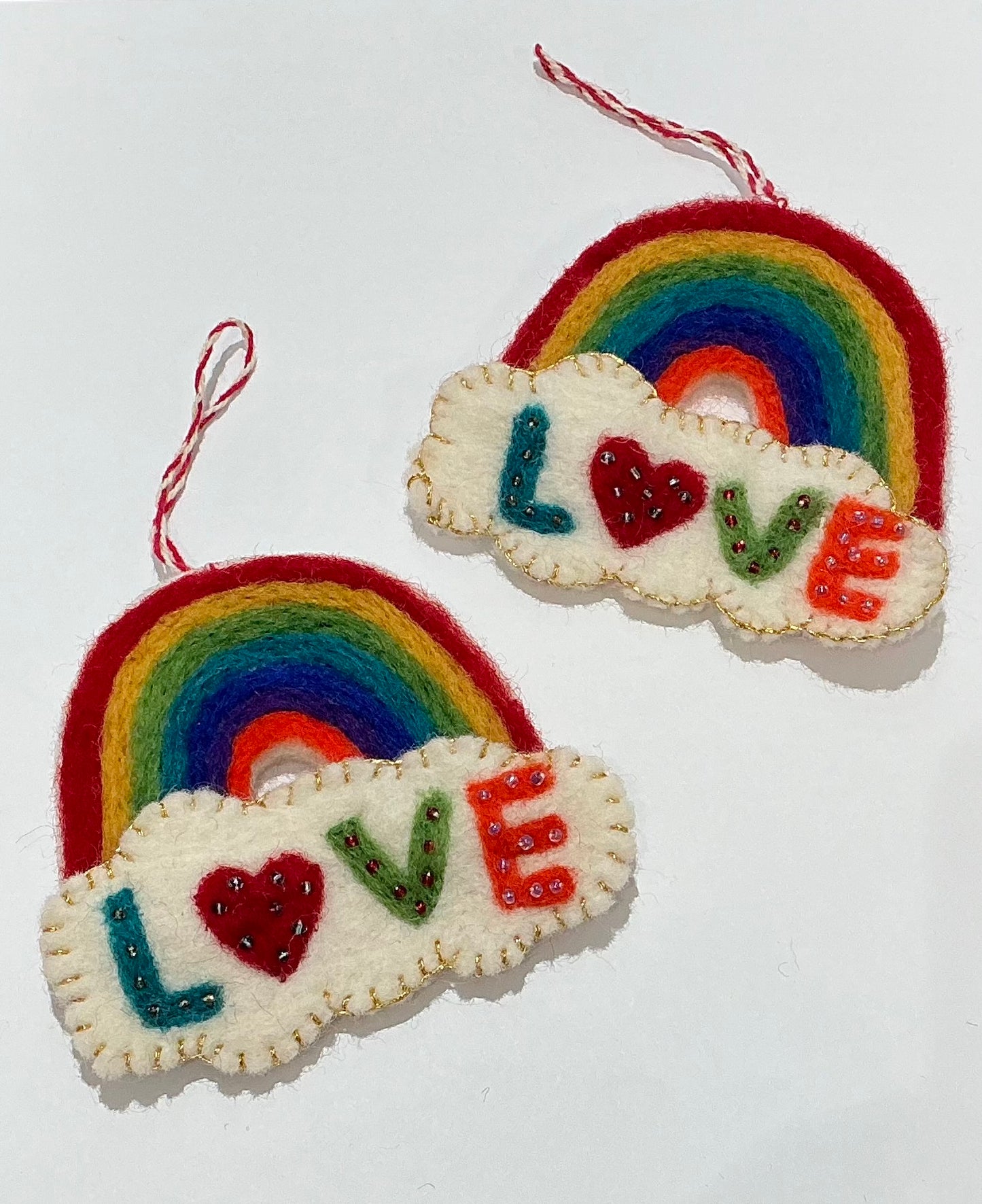 Love Rainbow Ornament