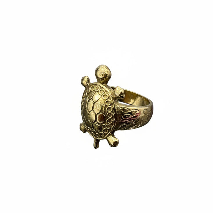 Brass Turtle Ring BR19