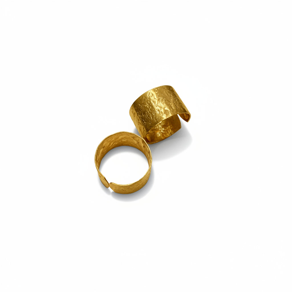 Brass Wide Band Ring