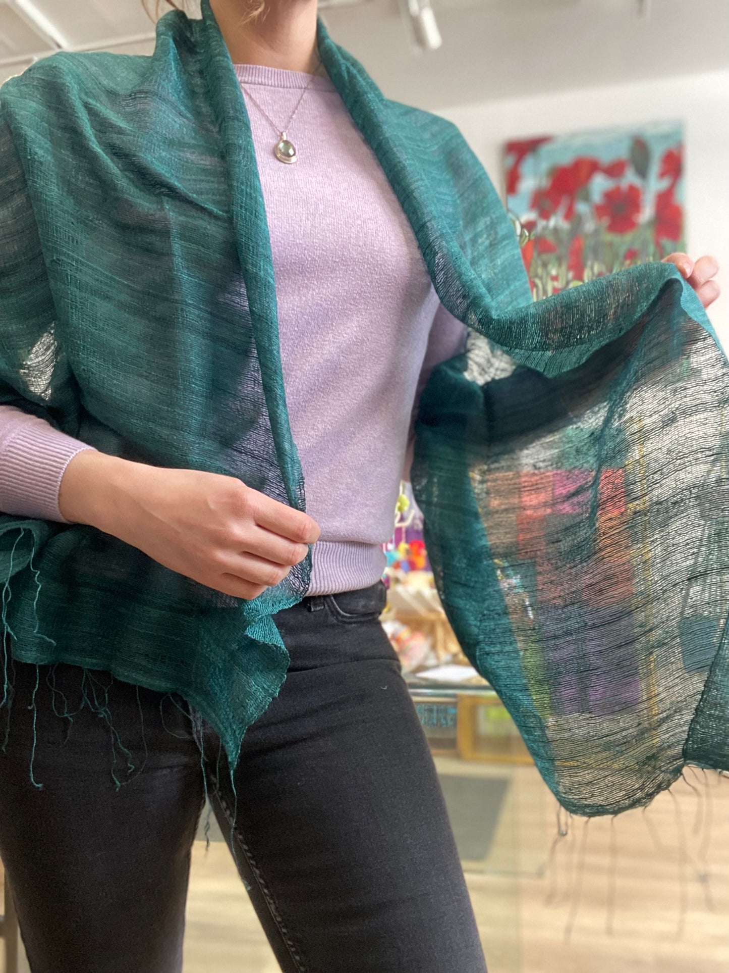 100% Silk Scarves Medium (Vietnam)