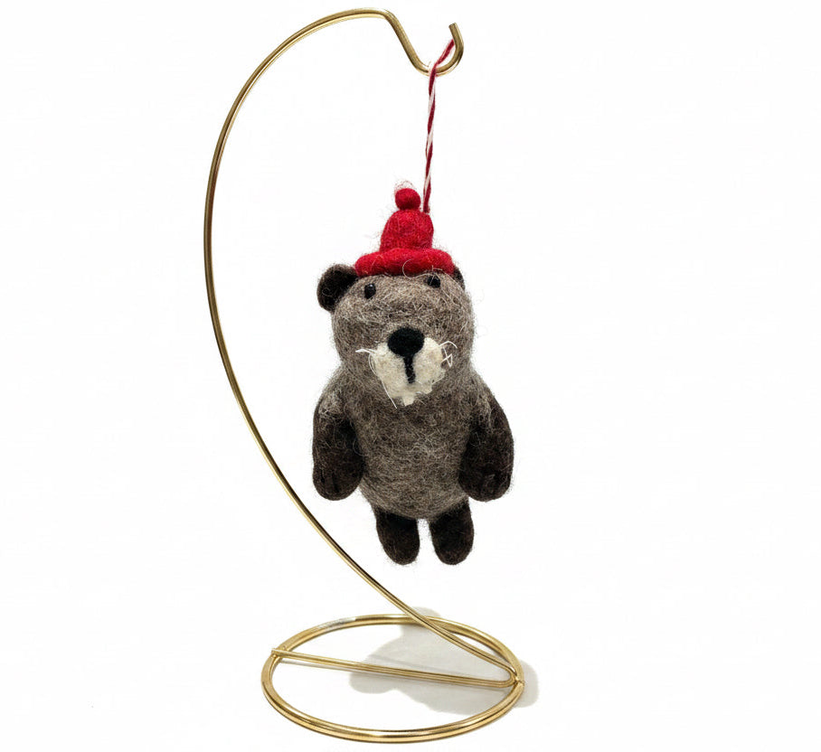 New! Canadian Beaver Ornament