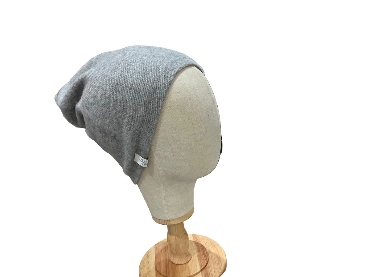 100% Pure Cashmere Hat Light Cornflower Blue