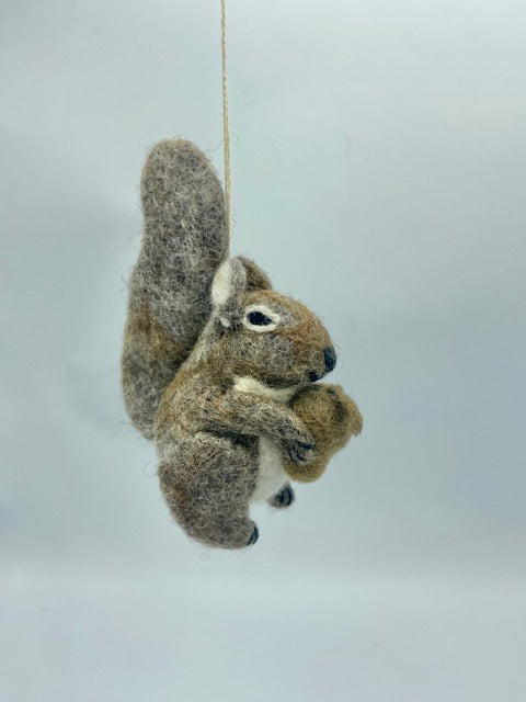 Squirrel with Acorn Ornament 227