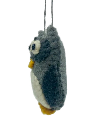 Grey Owl Ornament 211