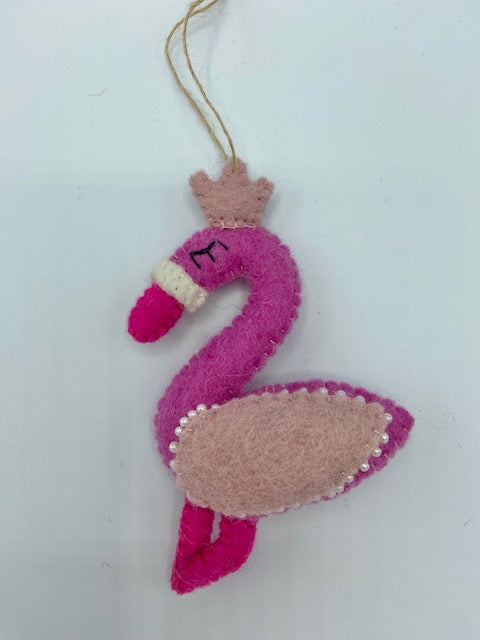 Queen Pink Flamingo Ornament 225
