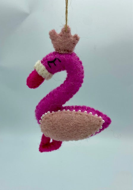 Queen Pink Flamingo Ornament 225