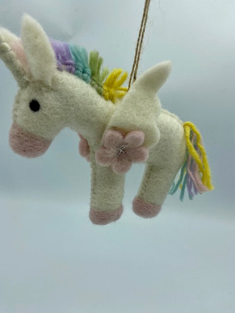 Pastel Unicorn Ornament 239