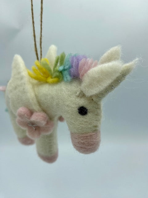 Pastel Unicorn Ornament 239