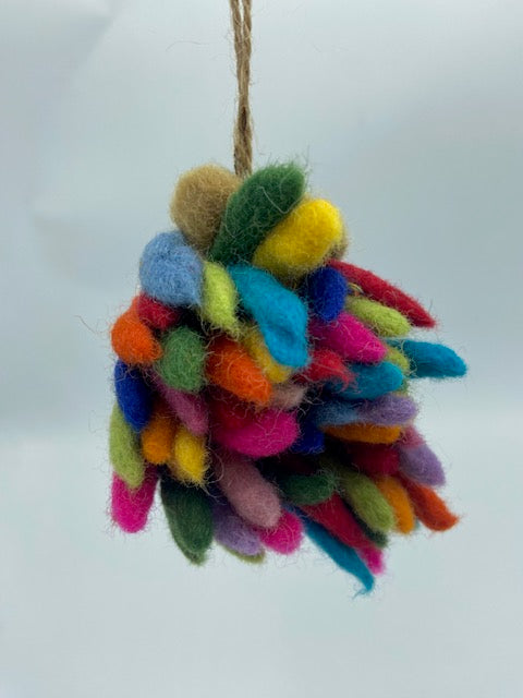 Rainbow Hedgehog Ornament 236