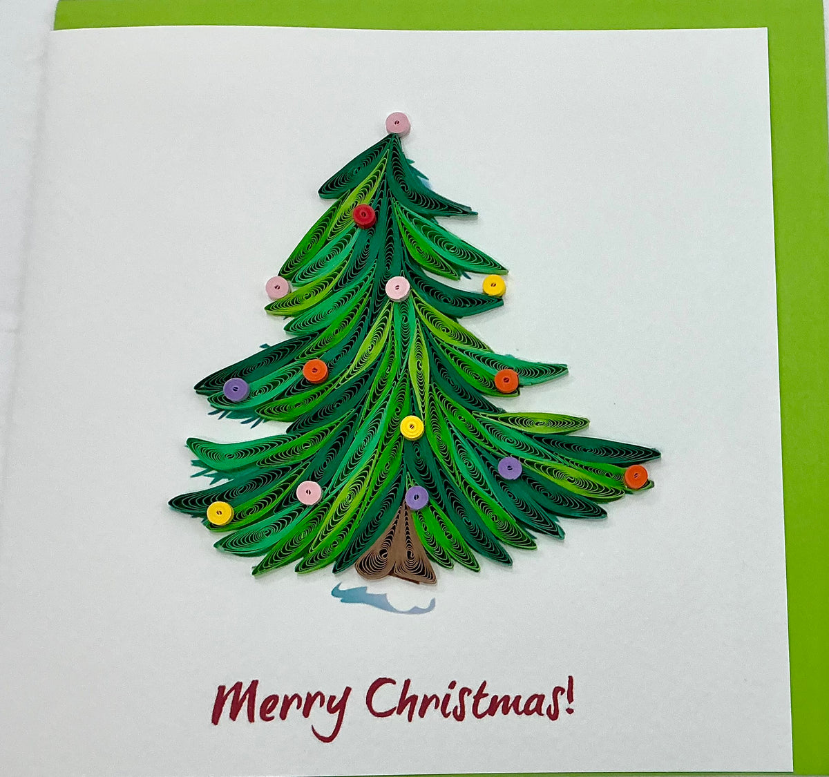 Card - Christmas tree