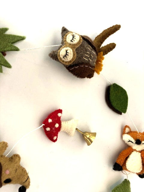 Woodland Animal Circle Mobile