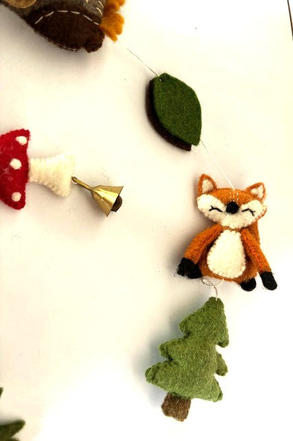 Woodland Animal Circle Mobile