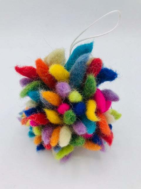 Rainbow Hedgehog Ornament 236