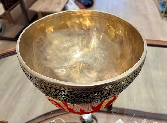 Singing Bowl Full Carving #5