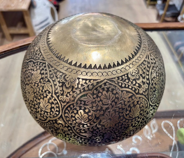 Singing Bowl Full Carving #5