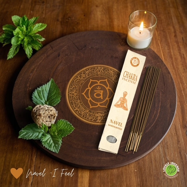Sandalwood Chakra Stick Incense - Navel