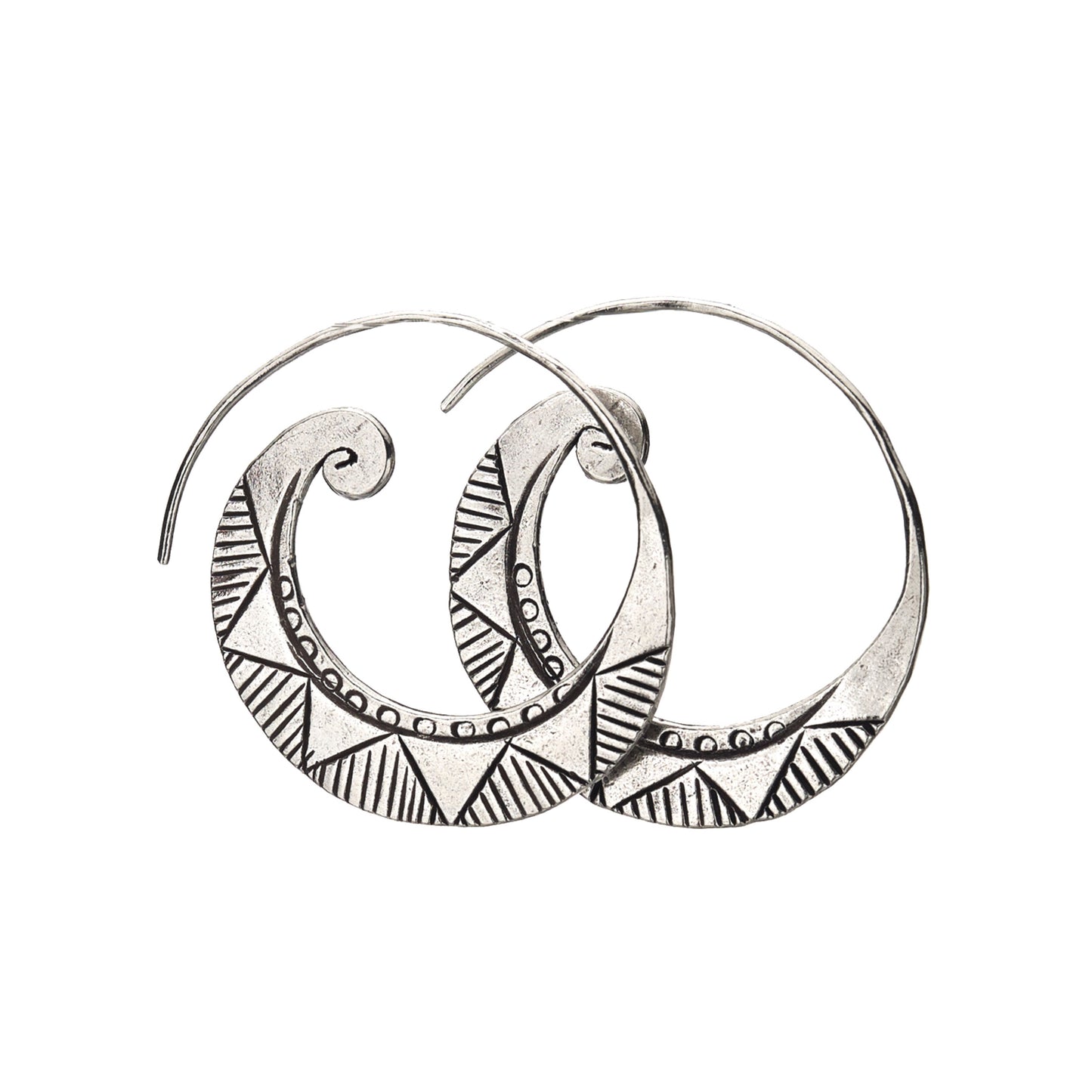 Ancient Swirl Earrings TE179
