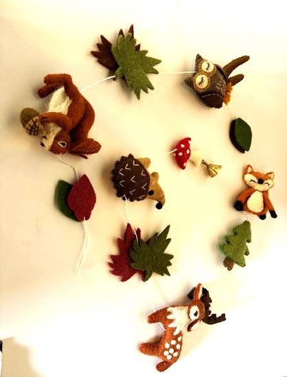 Woodland Animal Circle Mobile
