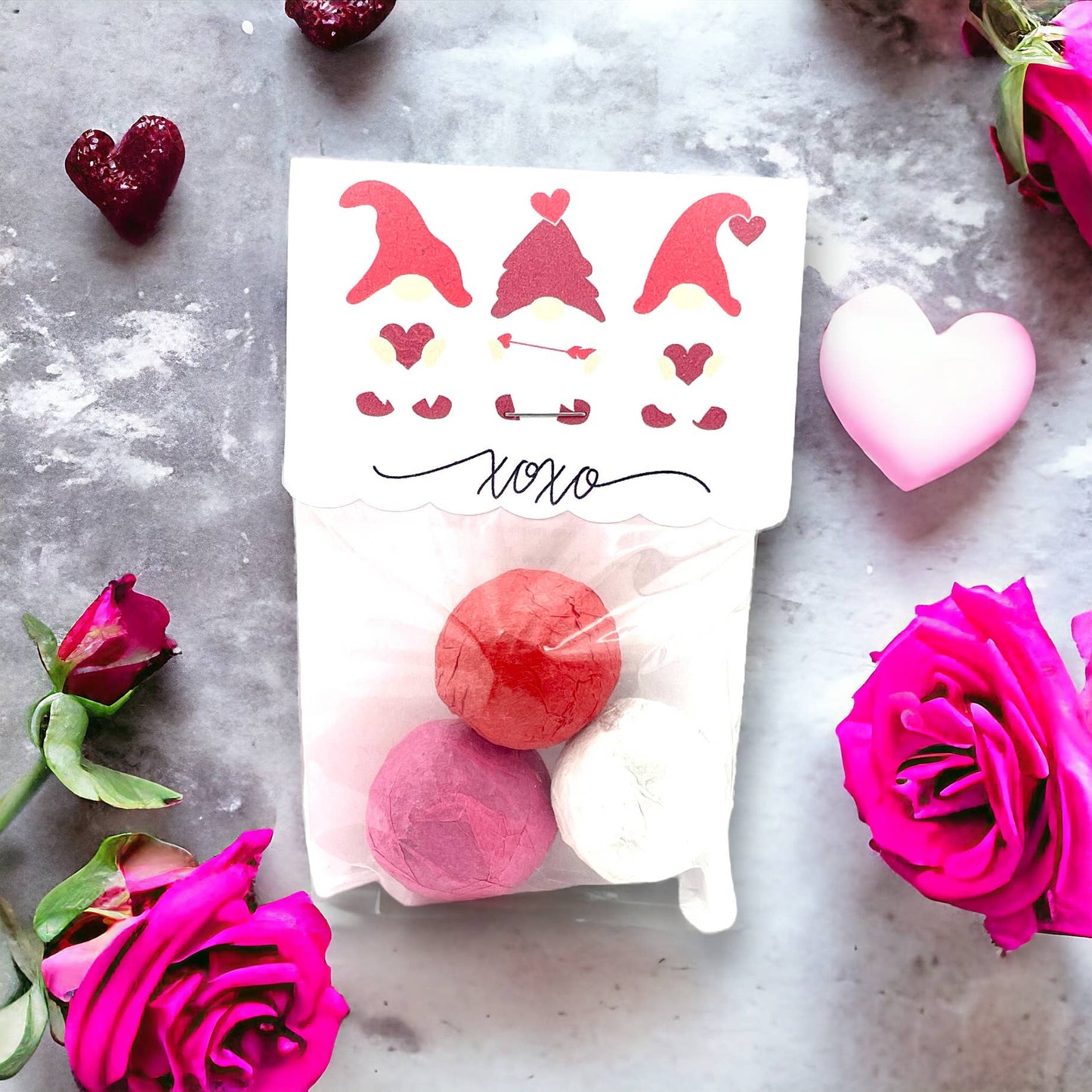 Seed Bombs - 3 Pack - Valentines Day Themed - Red, Pink, Pat