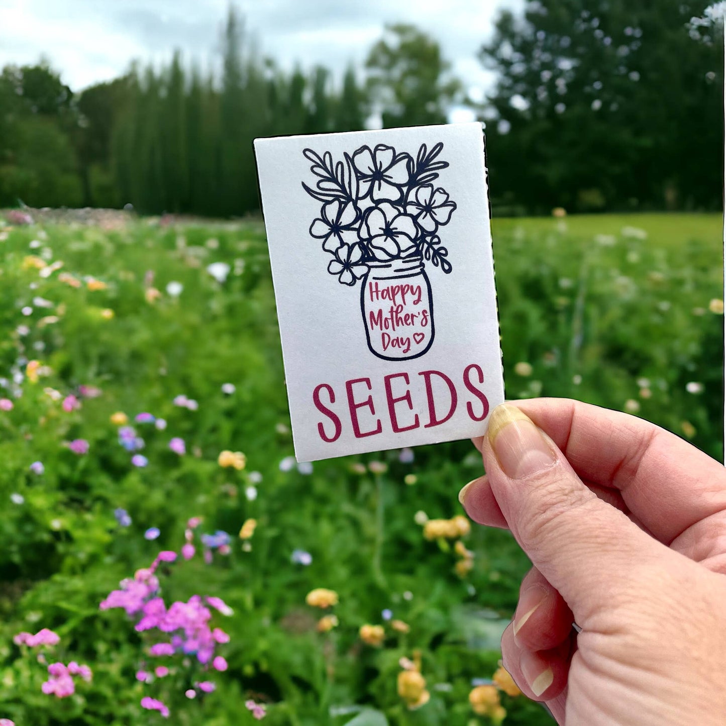Seed Packages - Mother’s Day seed package with poppies