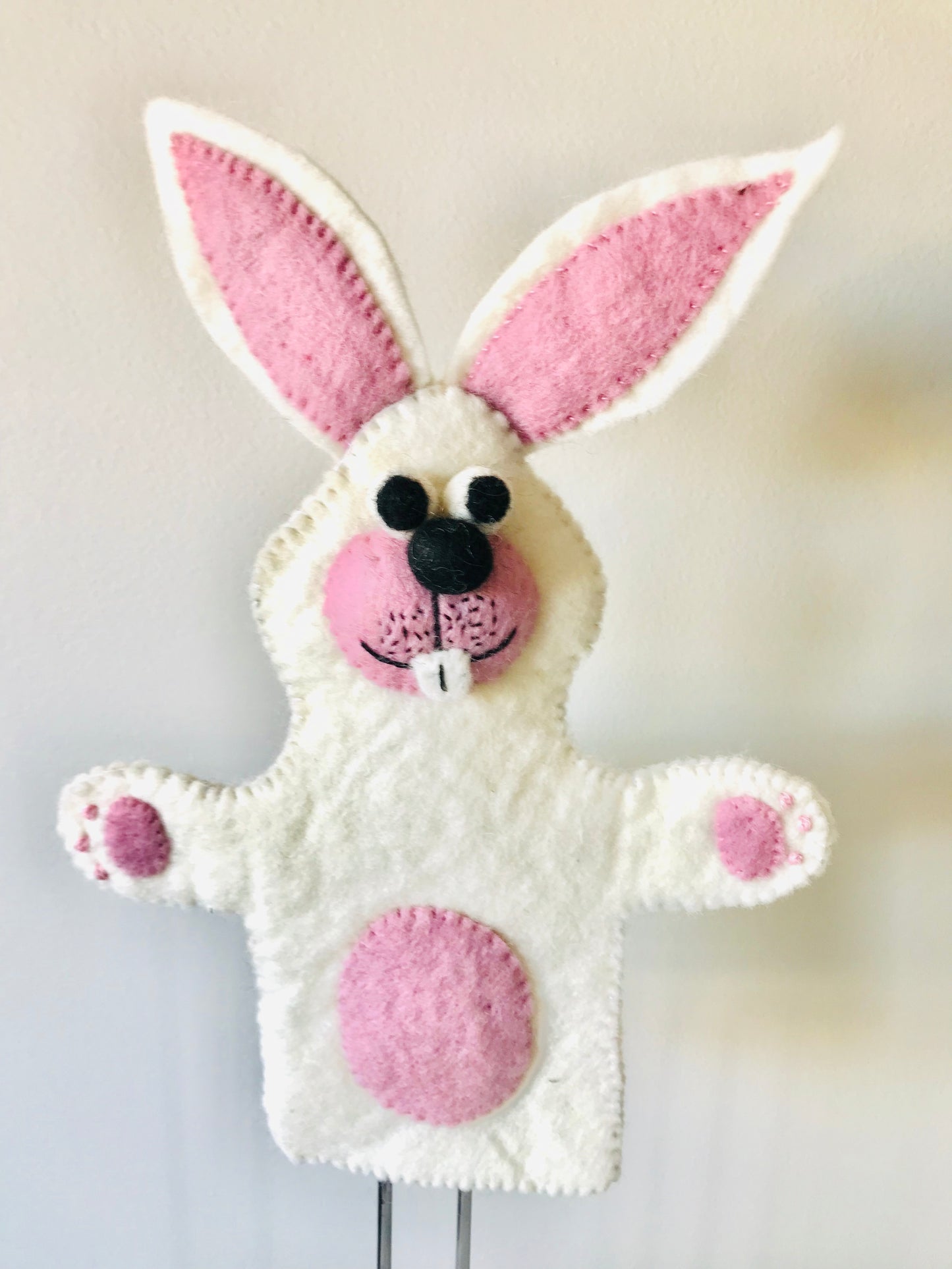 Bunny Wool Hand Puppet