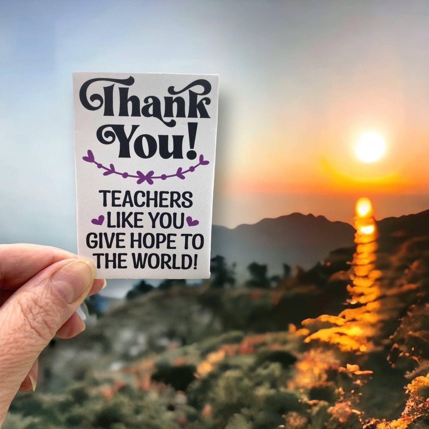 Seed Packages - Teacher Gift seed package with Wildflowers