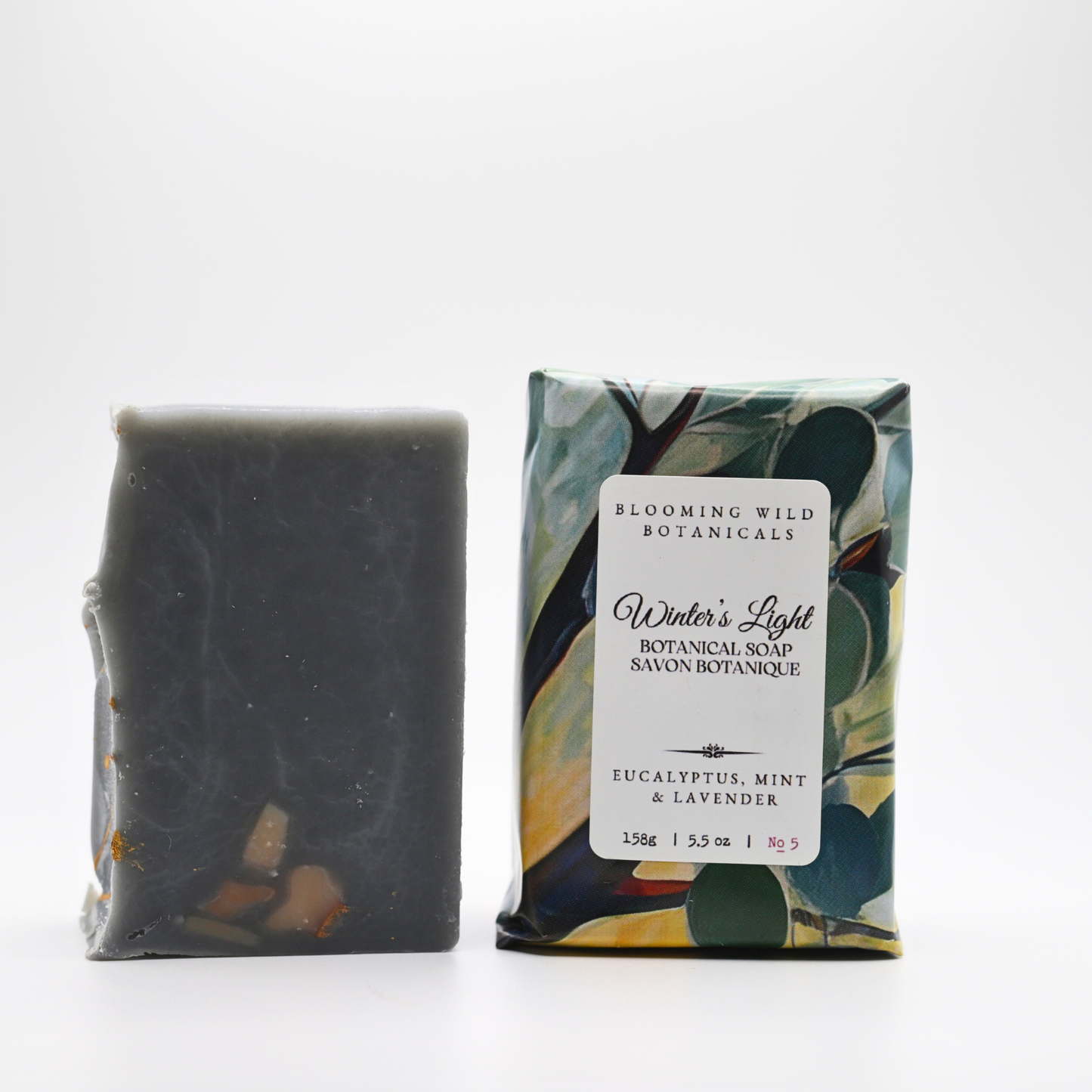 Winter's Light Soap | XL Bar | Mint, Lavender , Eucalyptus