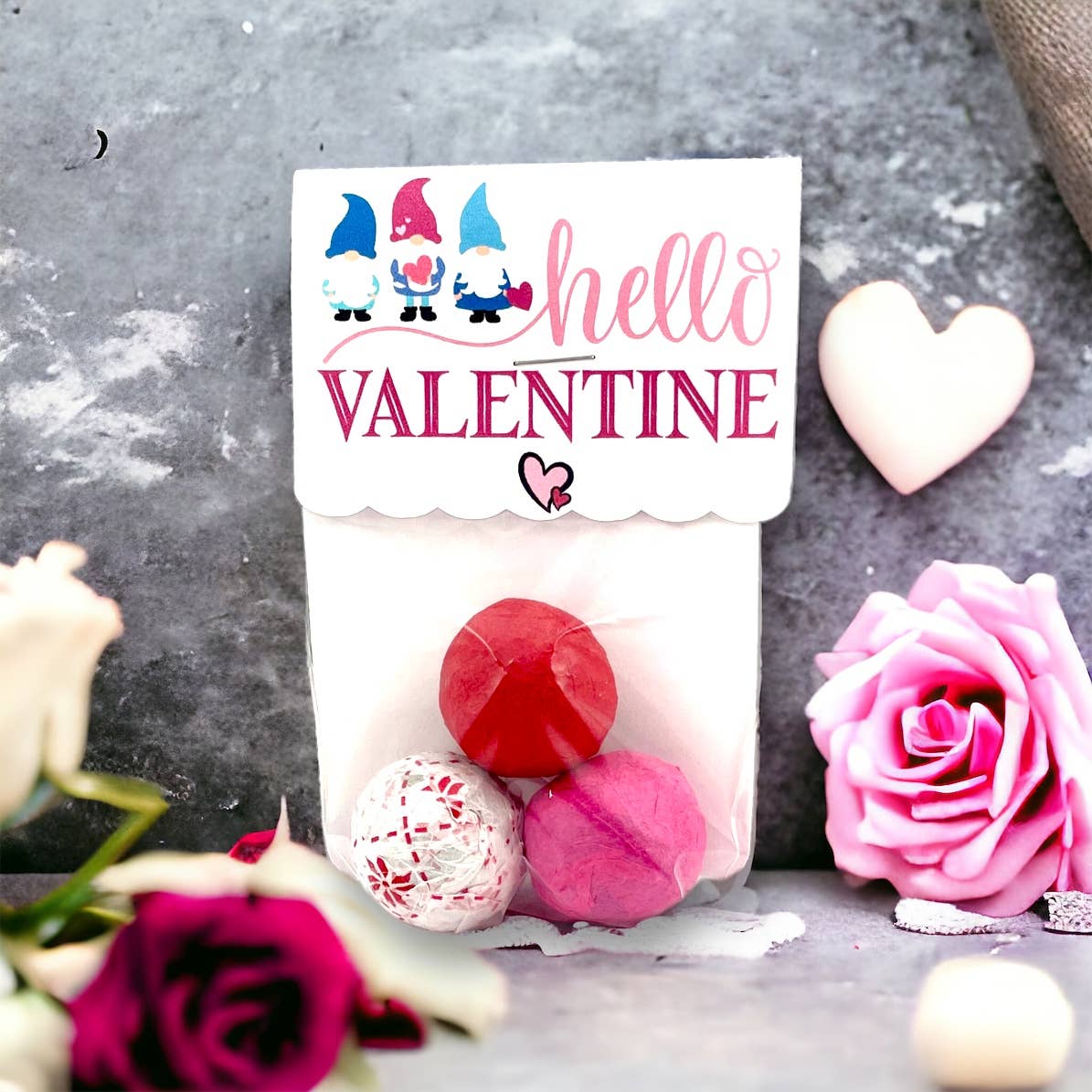 Seed Bombs - 3 Pack - Valentines Day Themed - Red, Pink, Pat