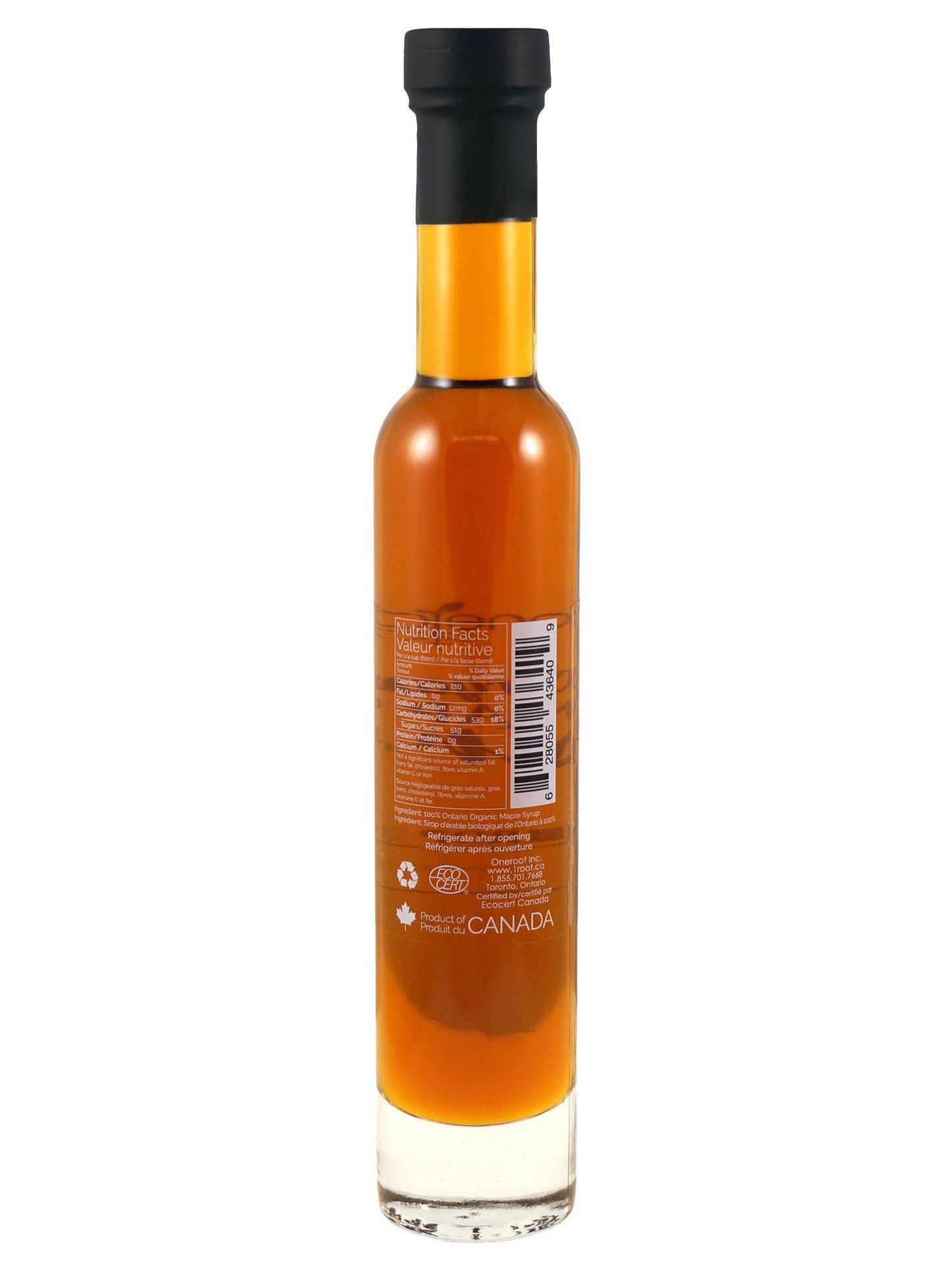 Organic Maple Syrup: 200ml