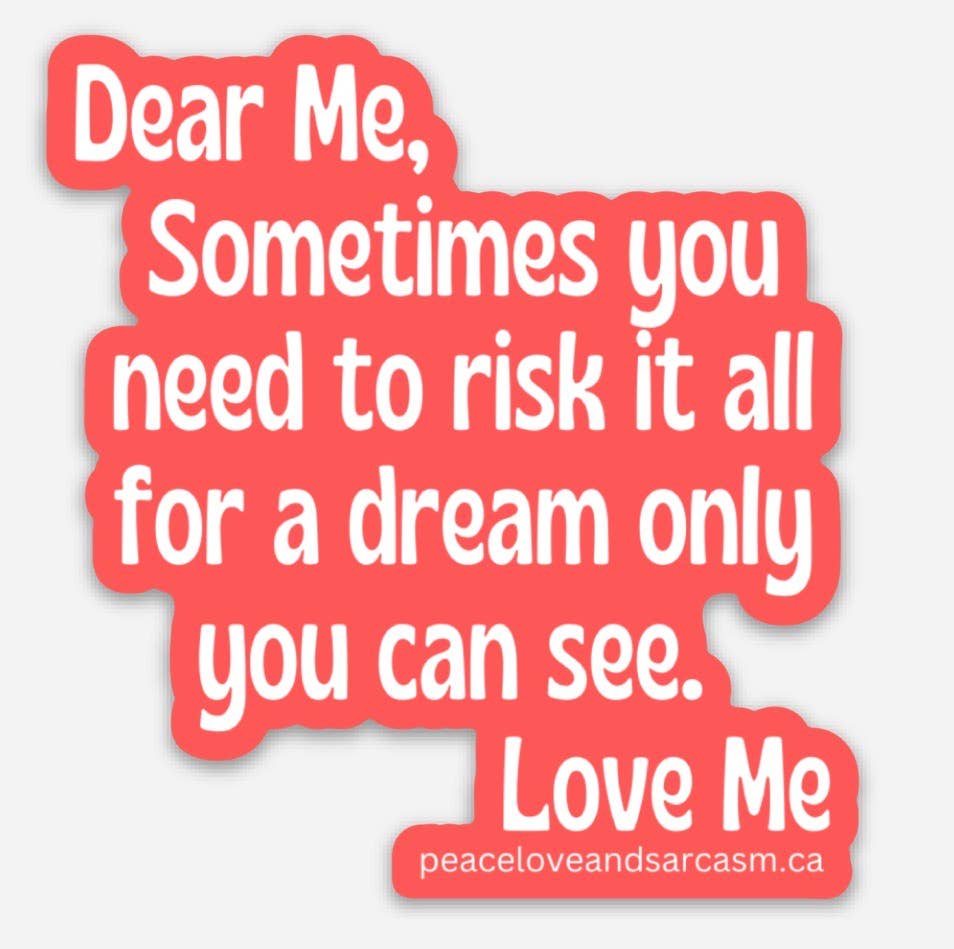 Risk It All Sticker