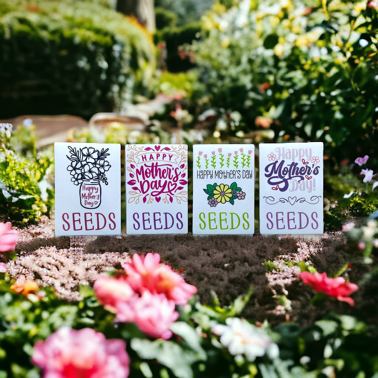Seed Packages - Mother’s Day seed package with poppies