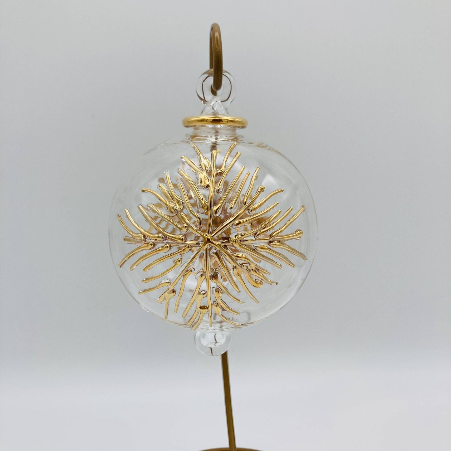 Blown Glass - Frozen Gold