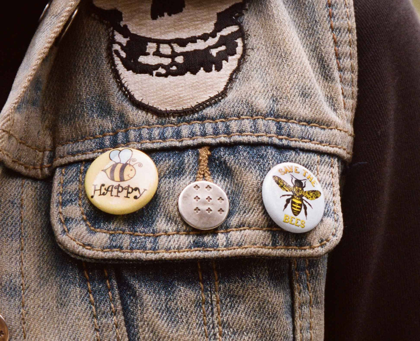 Bee Happy Pin