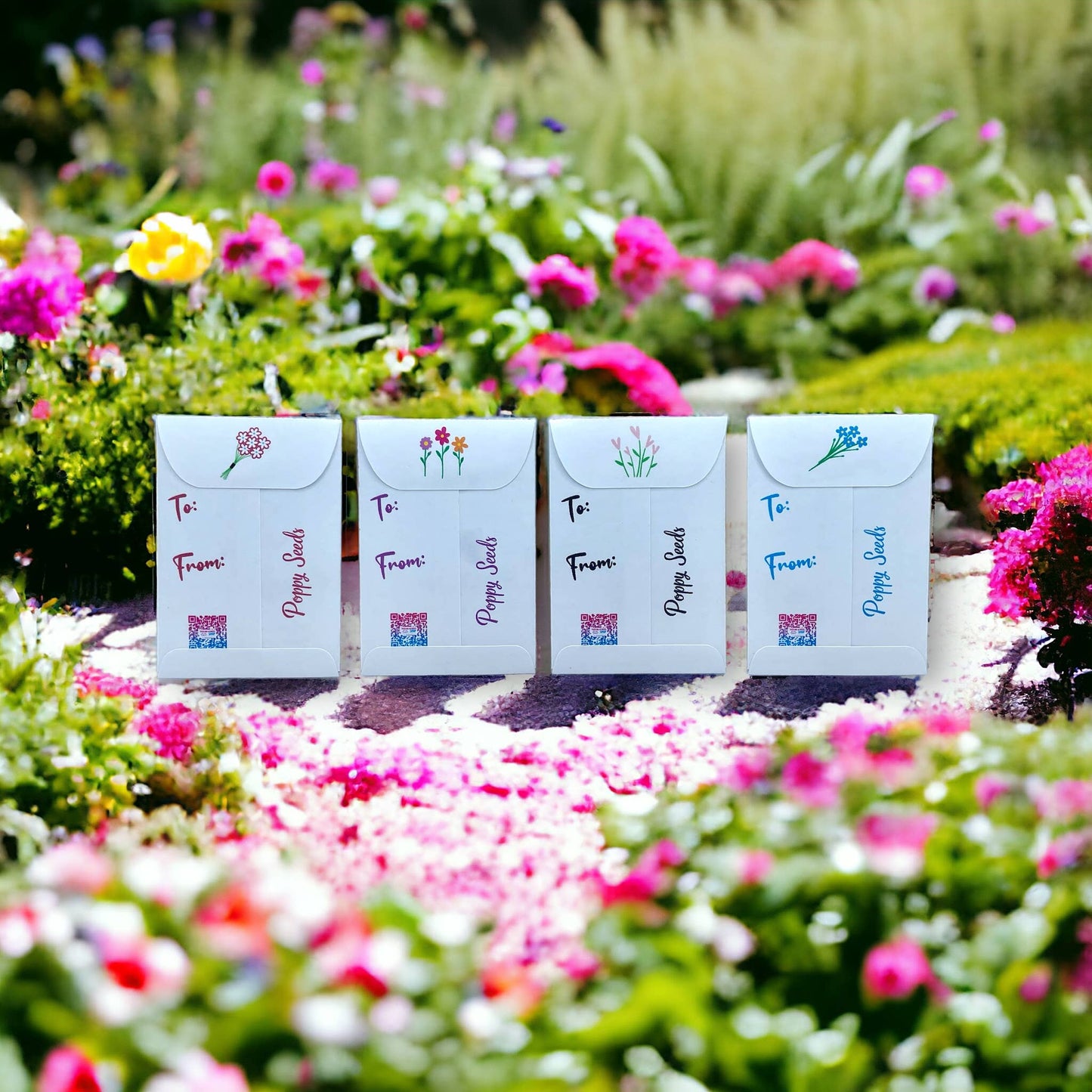 Seed Packages - Mother’s Day seed package with poppies