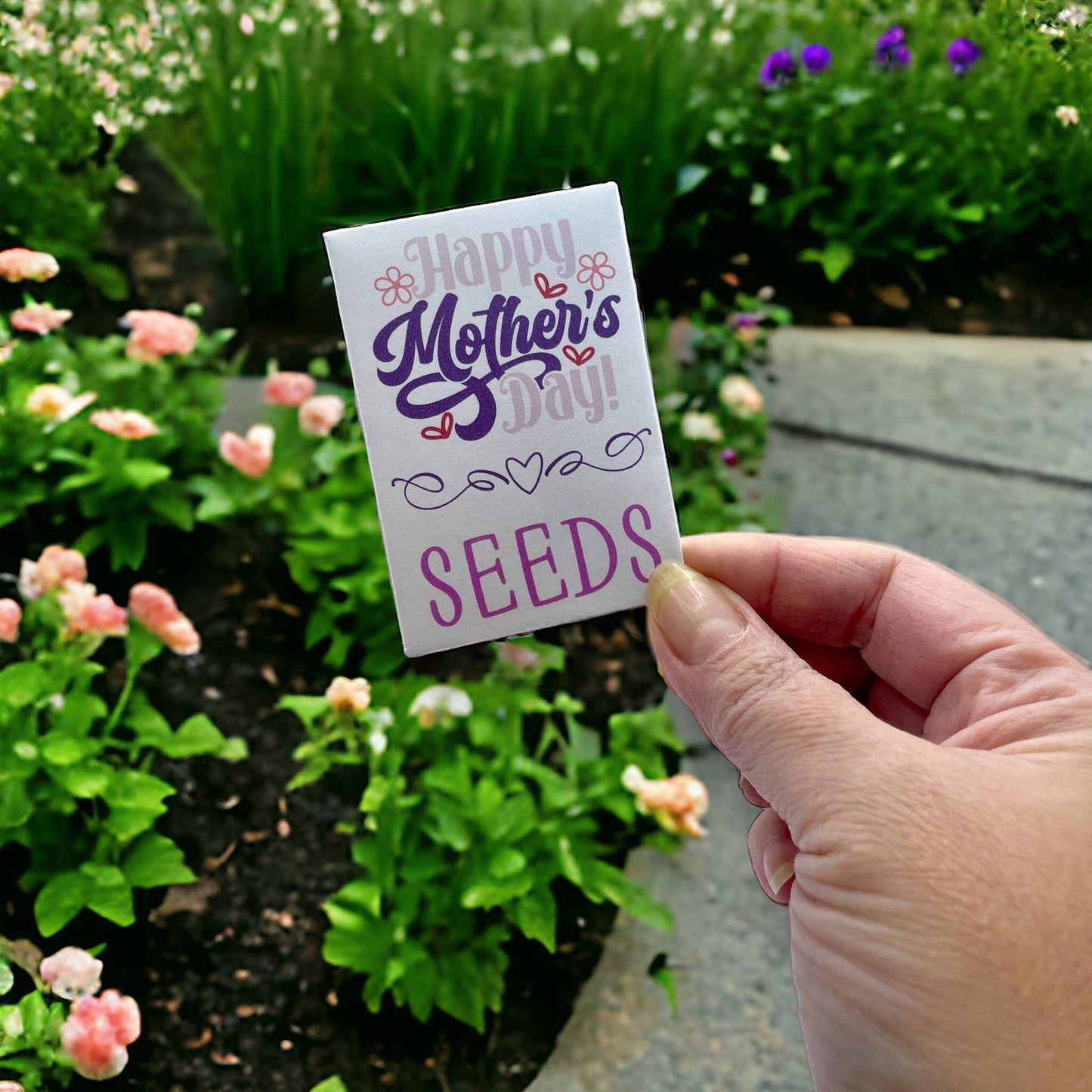 Seed Packages - Mother’s Day seed package with poppies