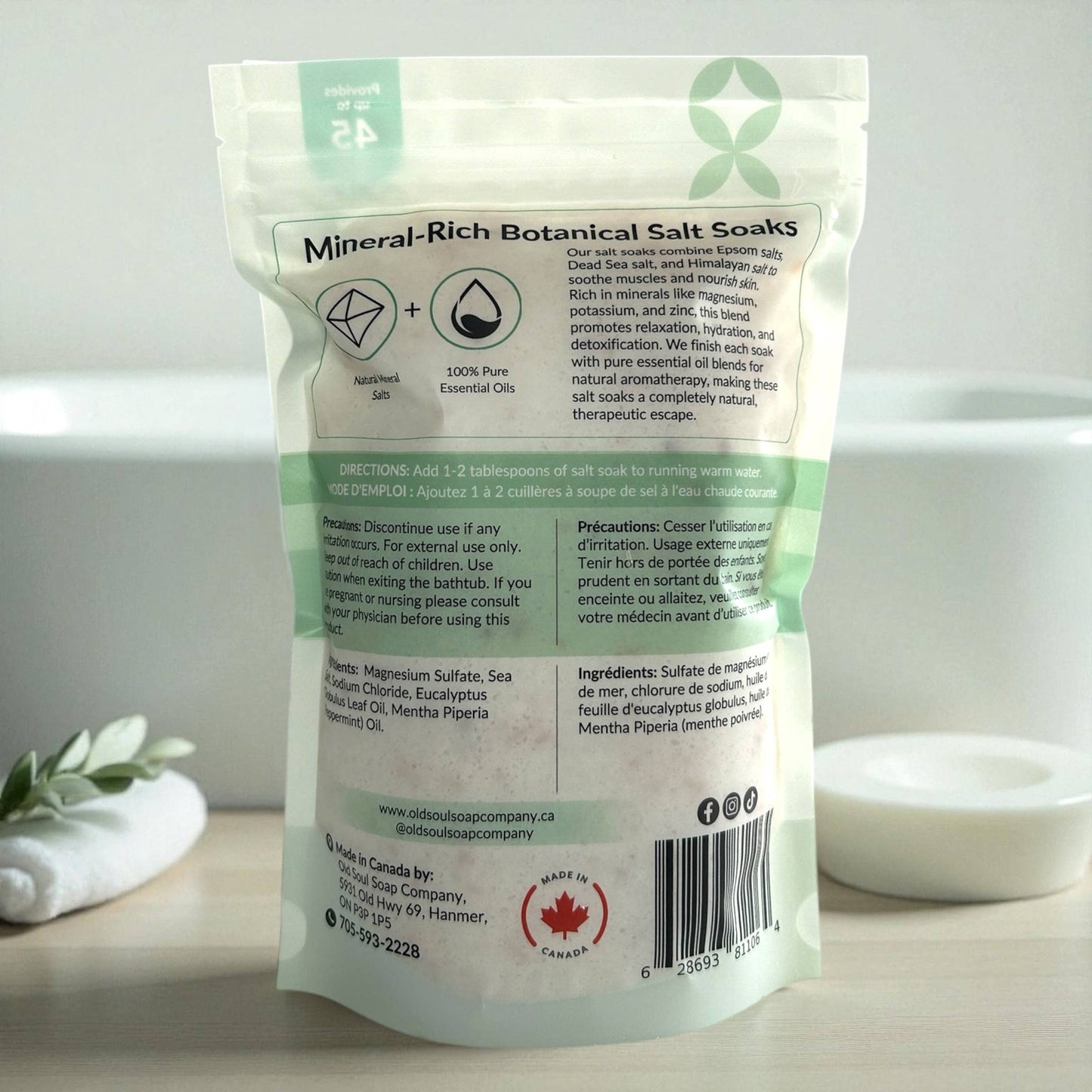 Salt Soak: Breath Easy - 800g