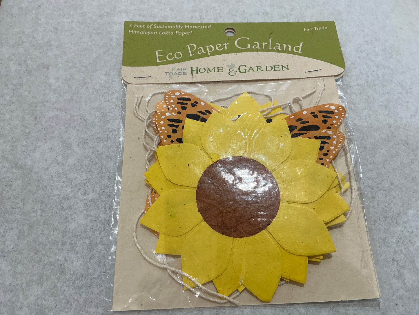 Eco paper garland