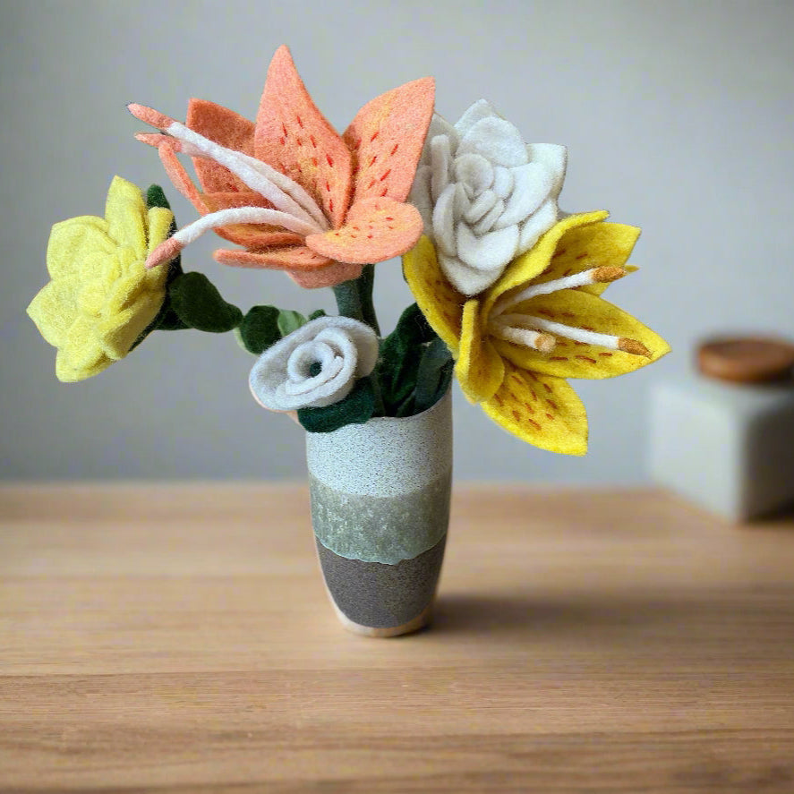 Felt flowers 14”