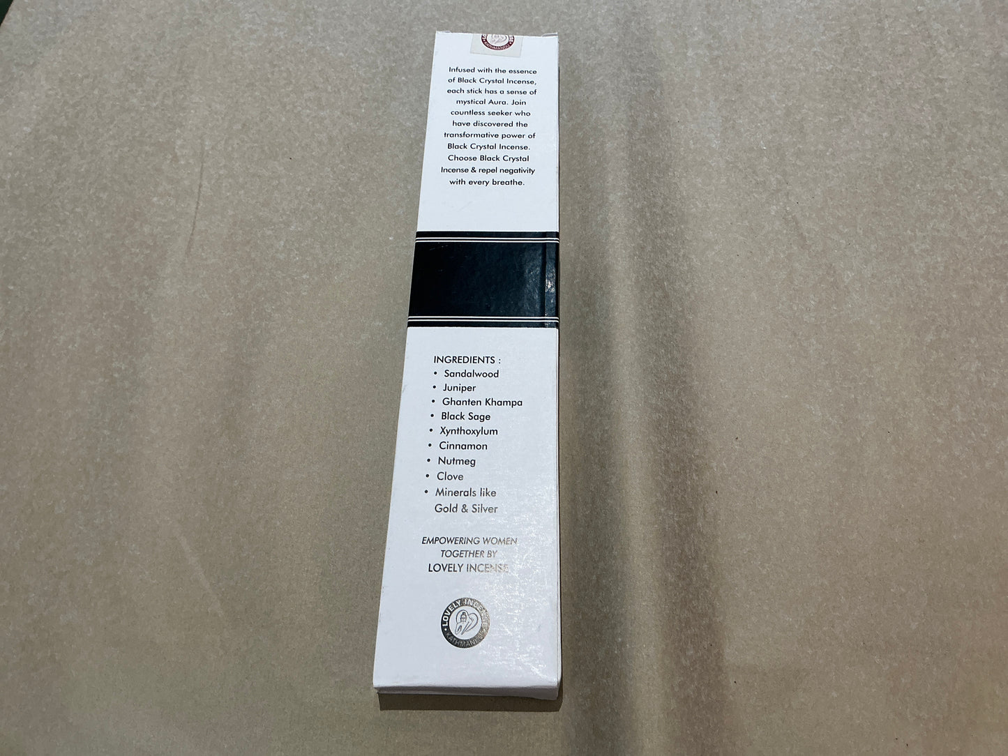 Black crystal luxury incense - mystical Aroma