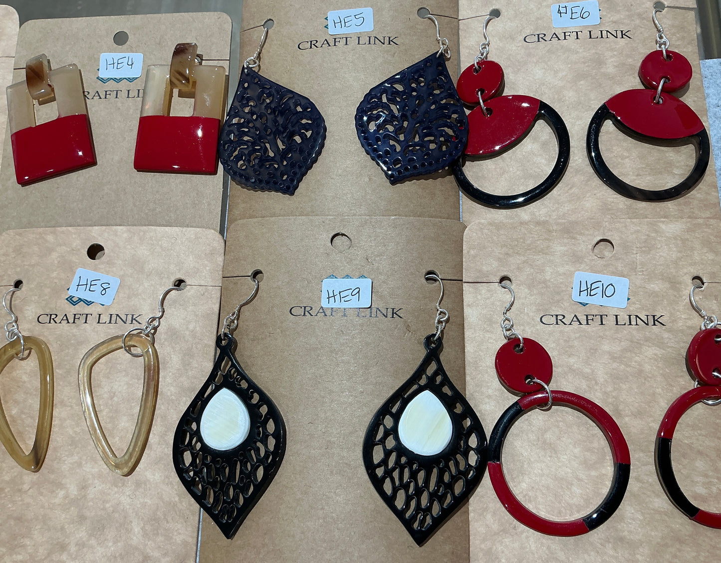 Buffalo Horn Earrings