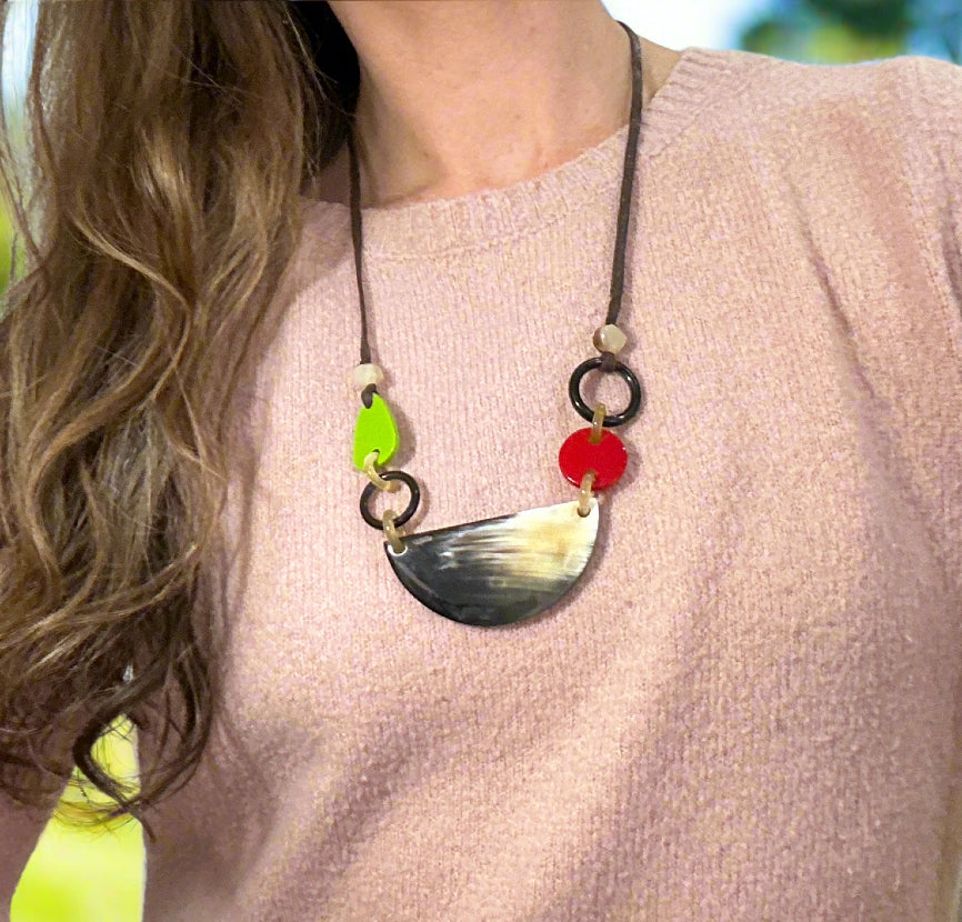 Buffalo Horn Pendant - LARGE