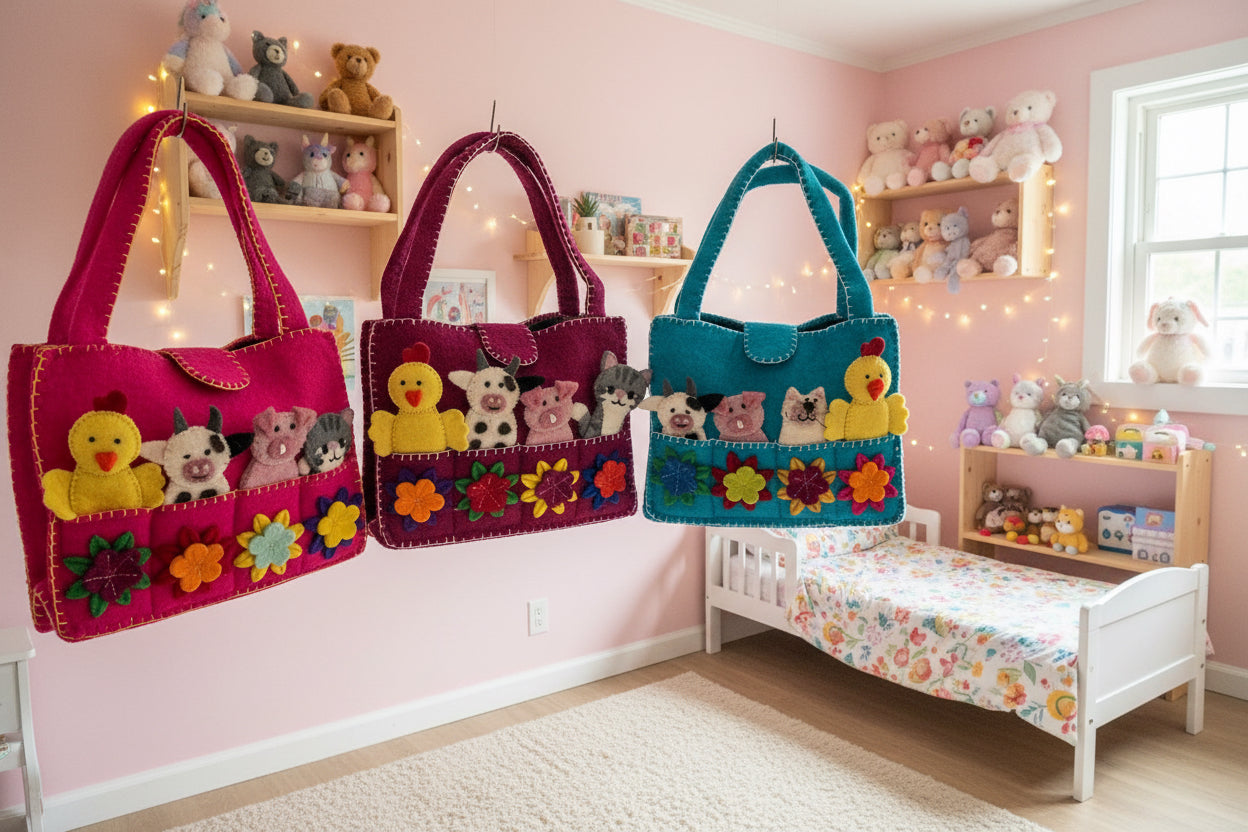Wool Puppet Bag