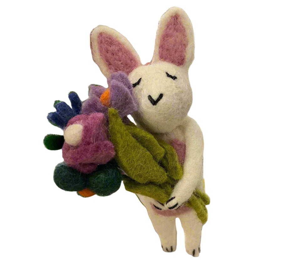 Flower Bunny Ornament 231