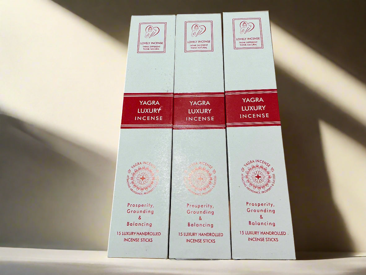 Yagra luxury incense - prosperity, grounding & balancing